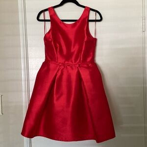 Bright Red A-Line Dress